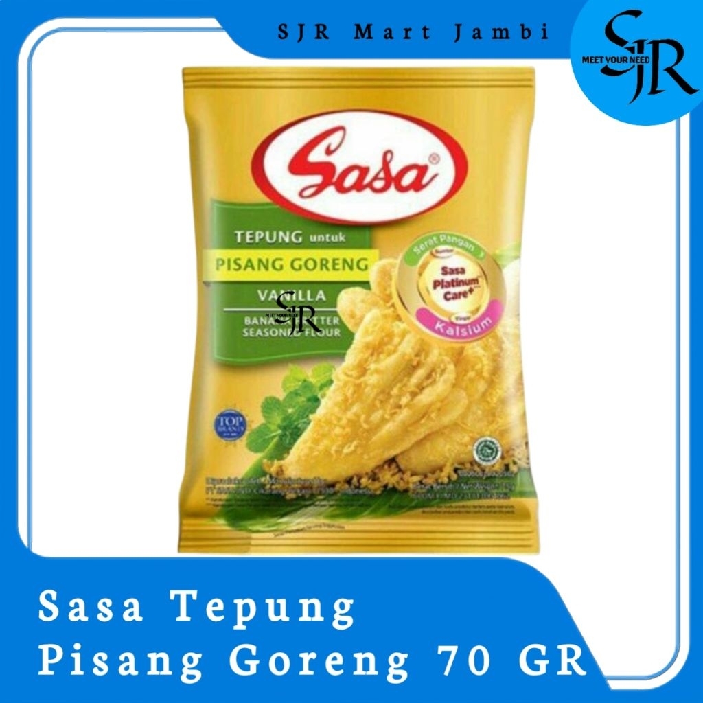 

[SASA] Tepung Pisang Goreng Vanila | Kemasan 70gr