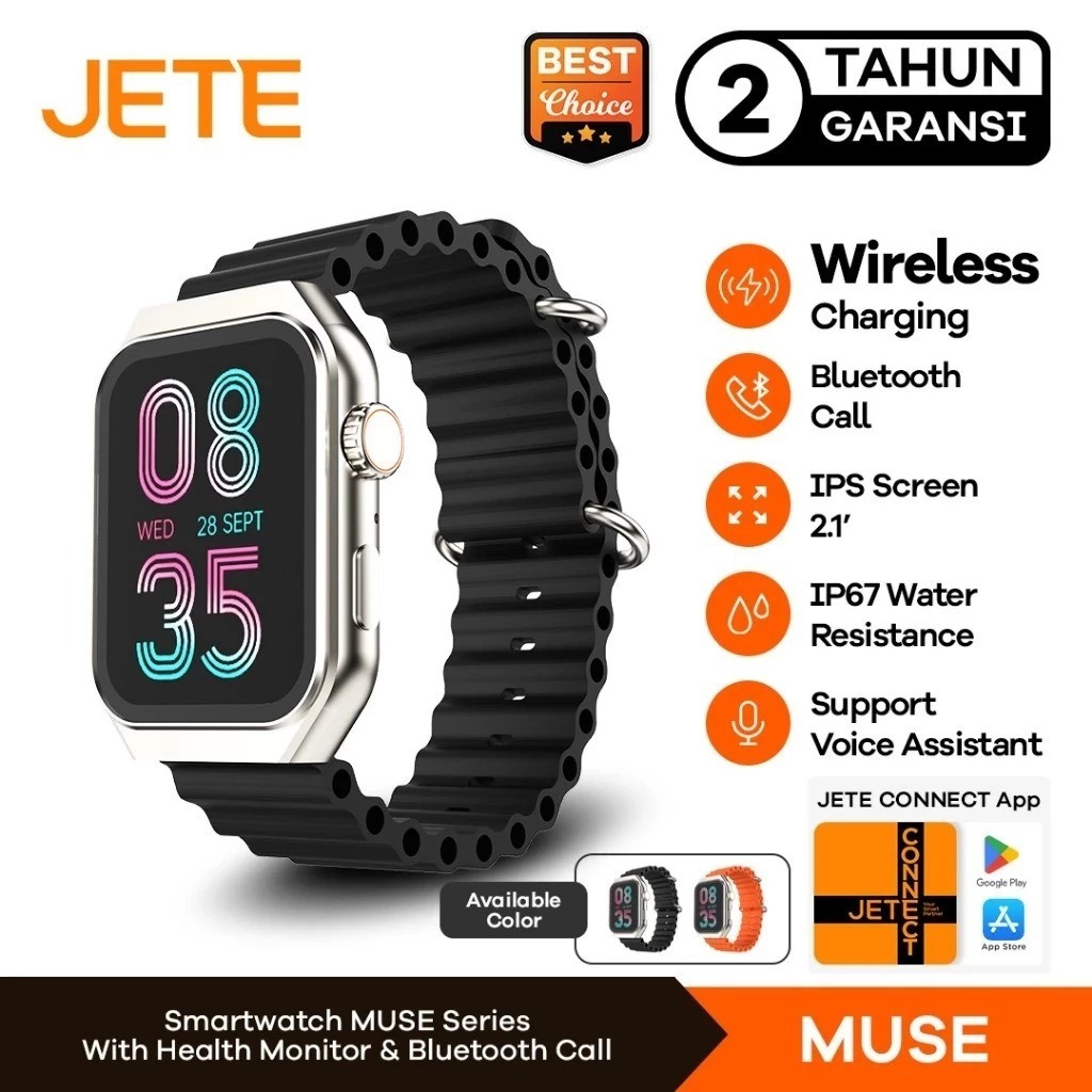 SMARTWATCH JETE MUSE - GARANSI RESMI JETE