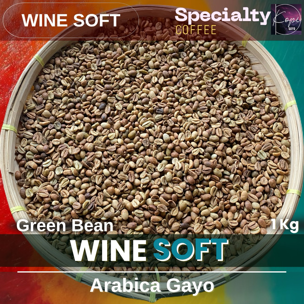 

Green Bean Kopi Wine Soft 21H Gayo Arabica 1 Kg