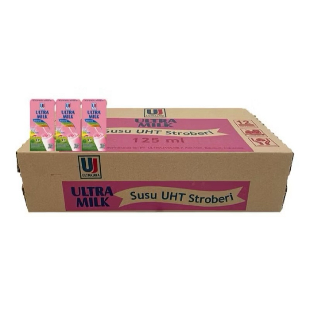 

Ultra Milk susu UHT Fullcream/Strawberry/Coklat