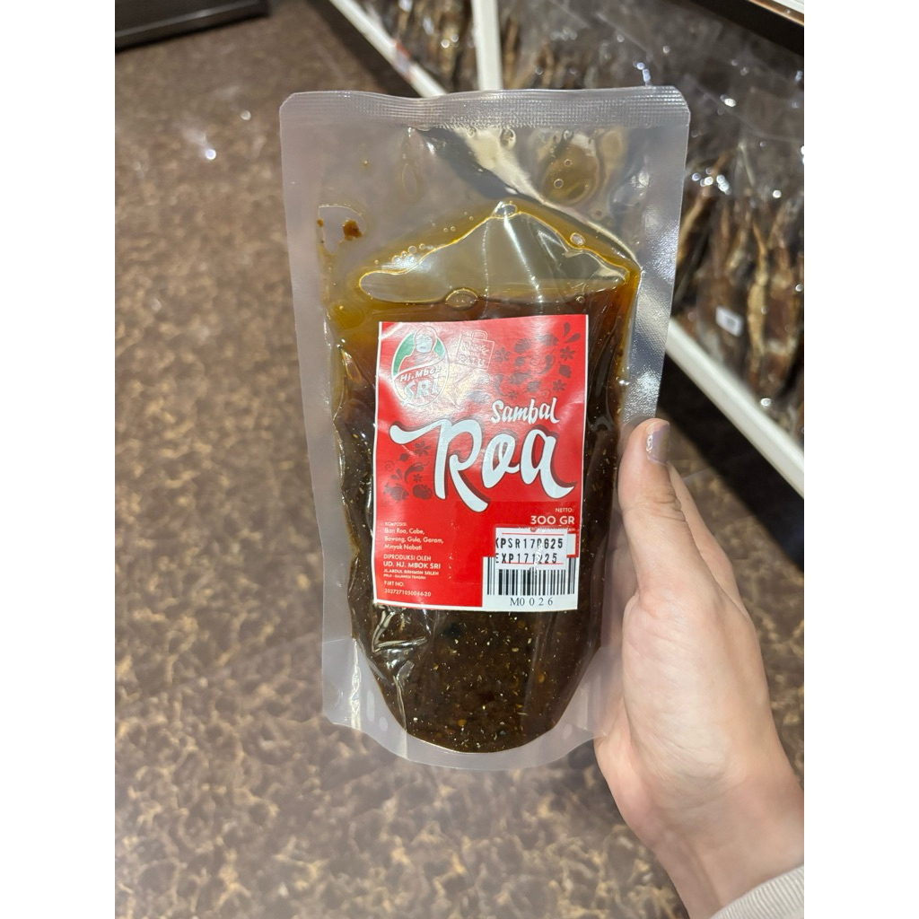 

Sambal Roa Khas Palu Hj Mbok Sri 300g