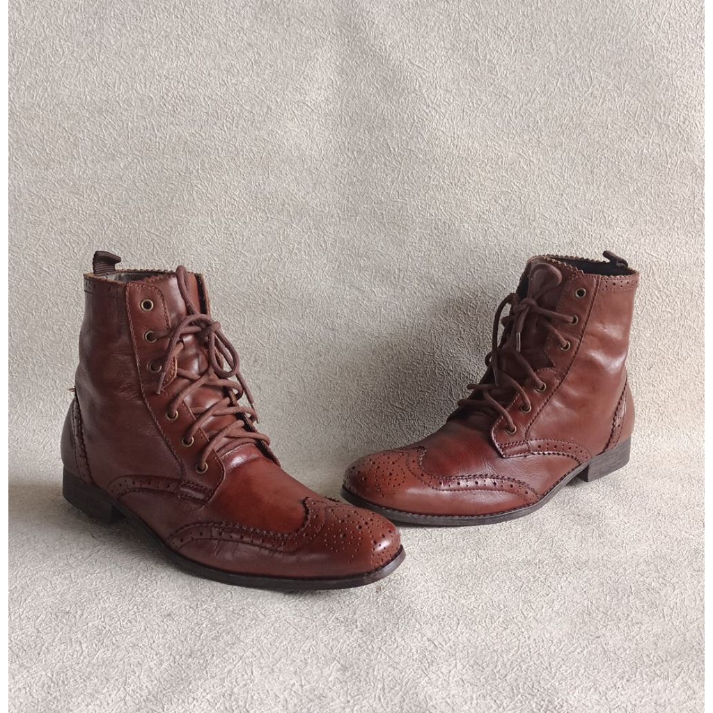 sepatu second branded boot TopMan size 43