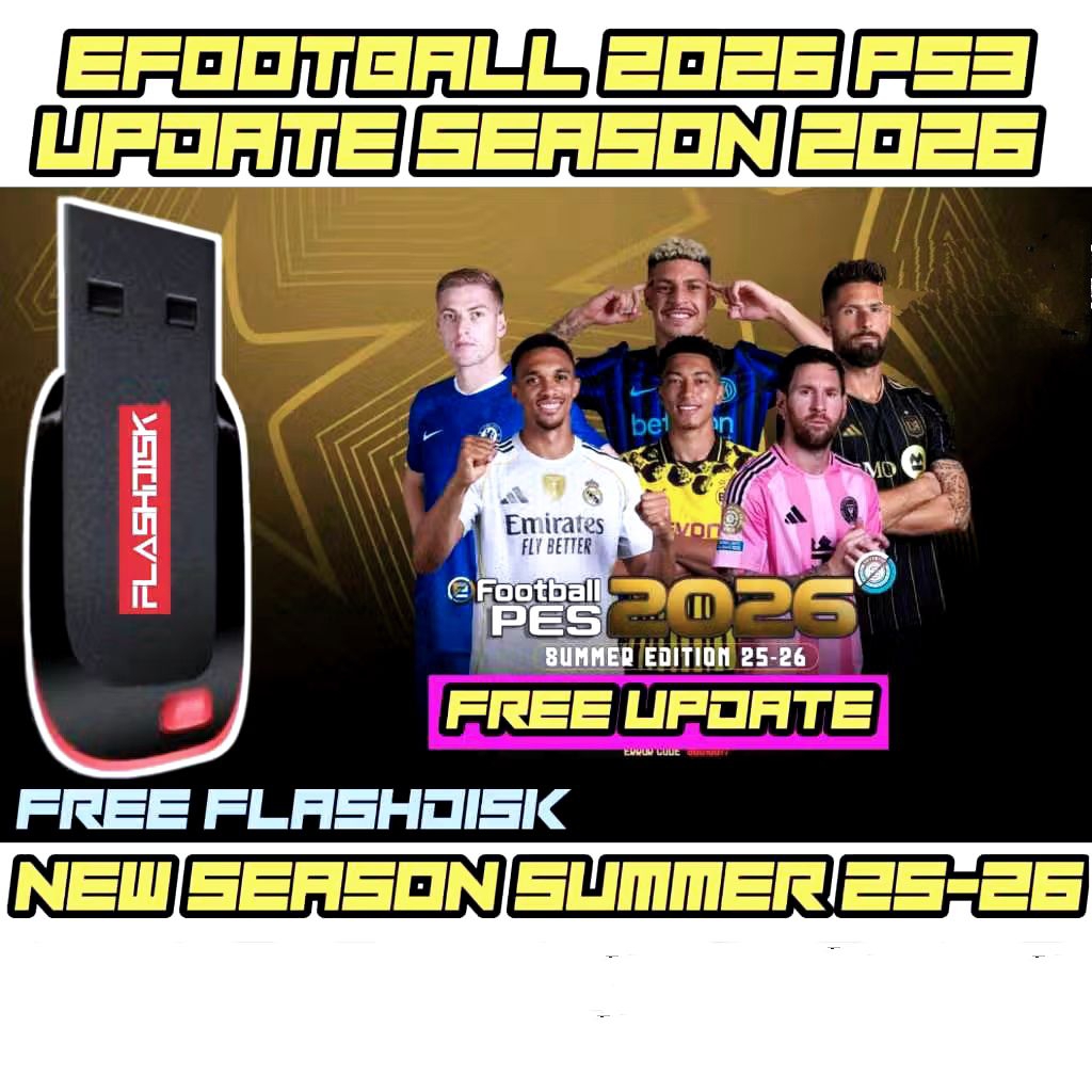 Efootball 2026 pes bitbox patch terupdate ps3 cfw ofw