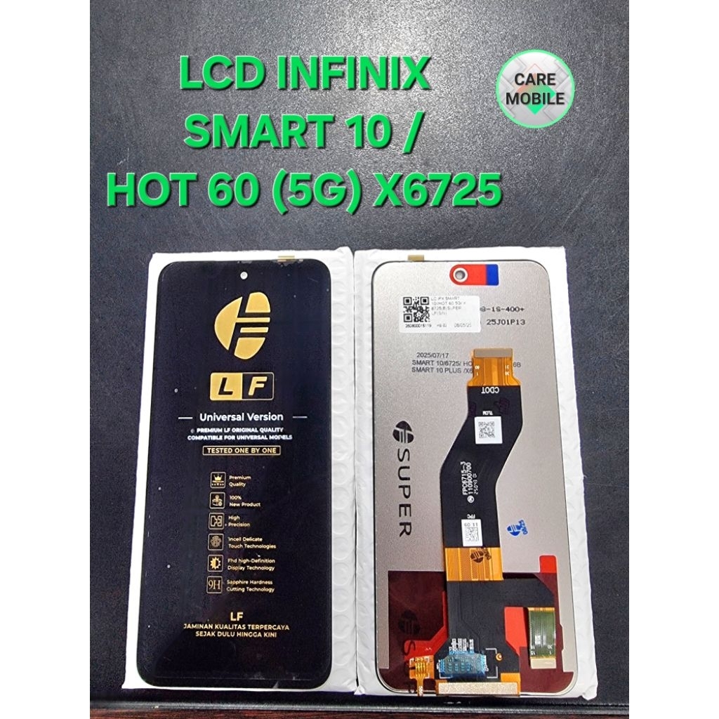 LCD INFINIX SMART 10 / HOT 60 5G (X6725) SUPER LF