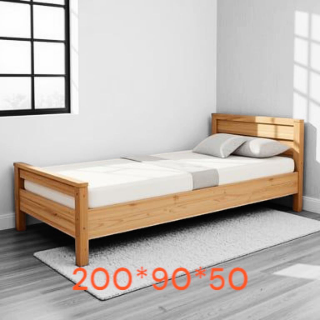 Divan kayu minimalis 90/100 x 200 cm