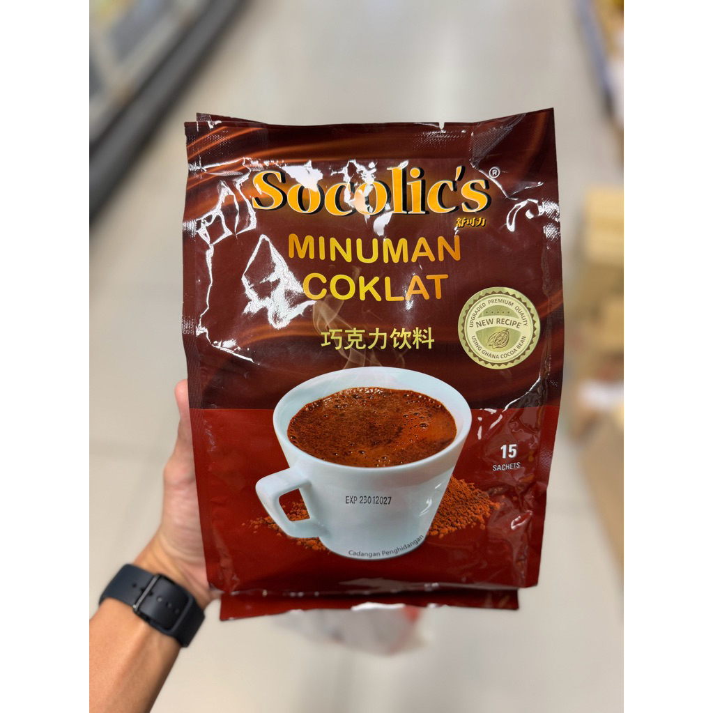 

New Recipe socolics minuman coklat premium isi 15 sachets