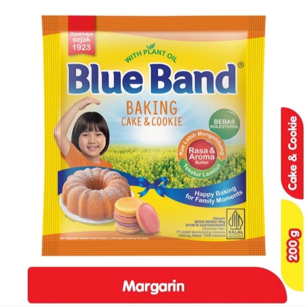 

Blue Band Margarine Cake Cookie Sachet 200 g
