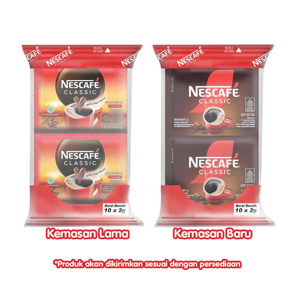 

NESCAFE KOPI KLASIK SACHET 10x2g