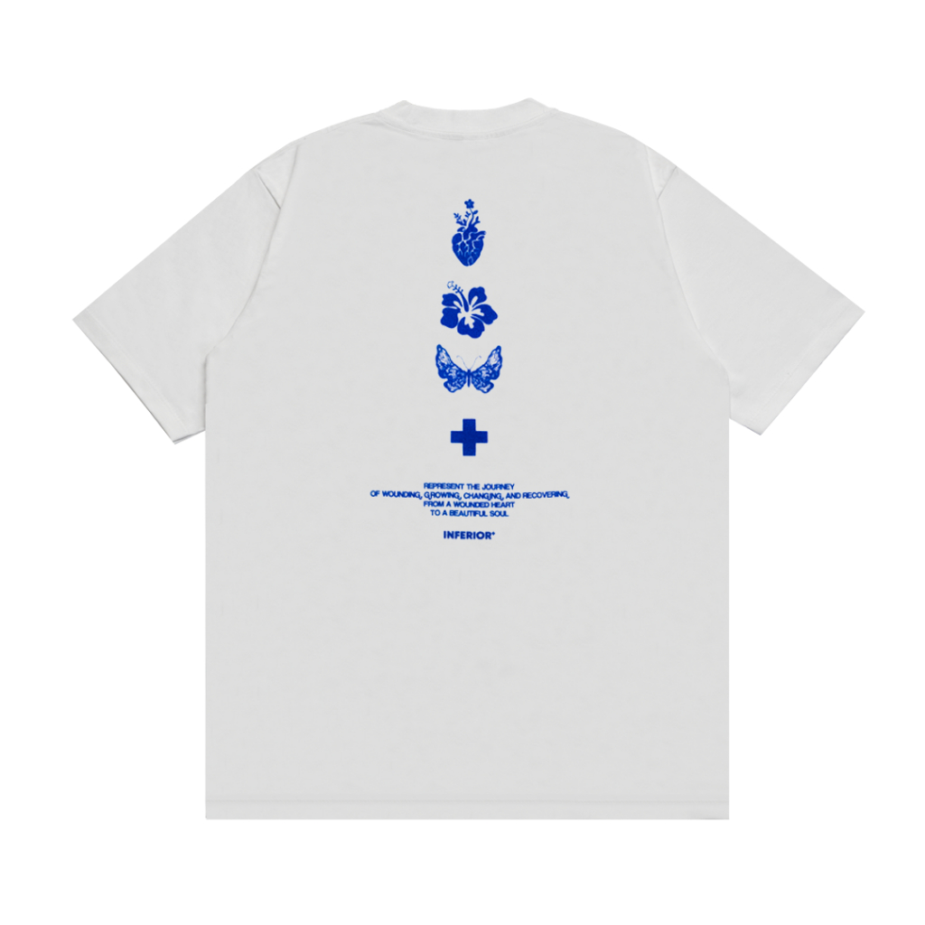 Inferiorplus - T-Shirt Kaos Represent White Cotton 24s 210gsm