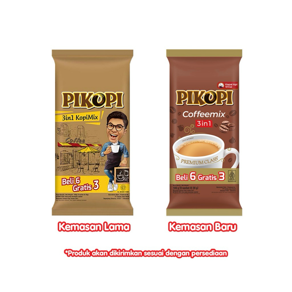 

PIKOPI KOPI INSTAN 3 in 1 KOPIMIX 9x20g