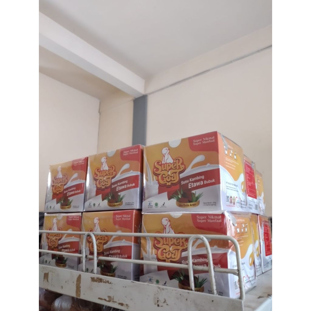 

Paket Hemat 5 kotak Susu Etawa Supergoat gula aren
