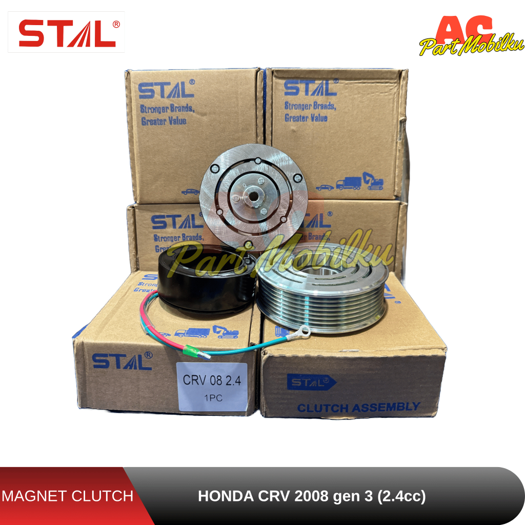 Magnet Clutch Honda CR-V gen 3 CRV 2008 2.4 2400 cc Kompresor AC Mobil Model Sanden Magnit Klat