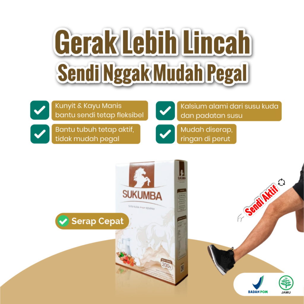 

Susu Kuda Sumbawa Untuk Asam Urat, Tulang Dan Nyeri Sendi 100% Original