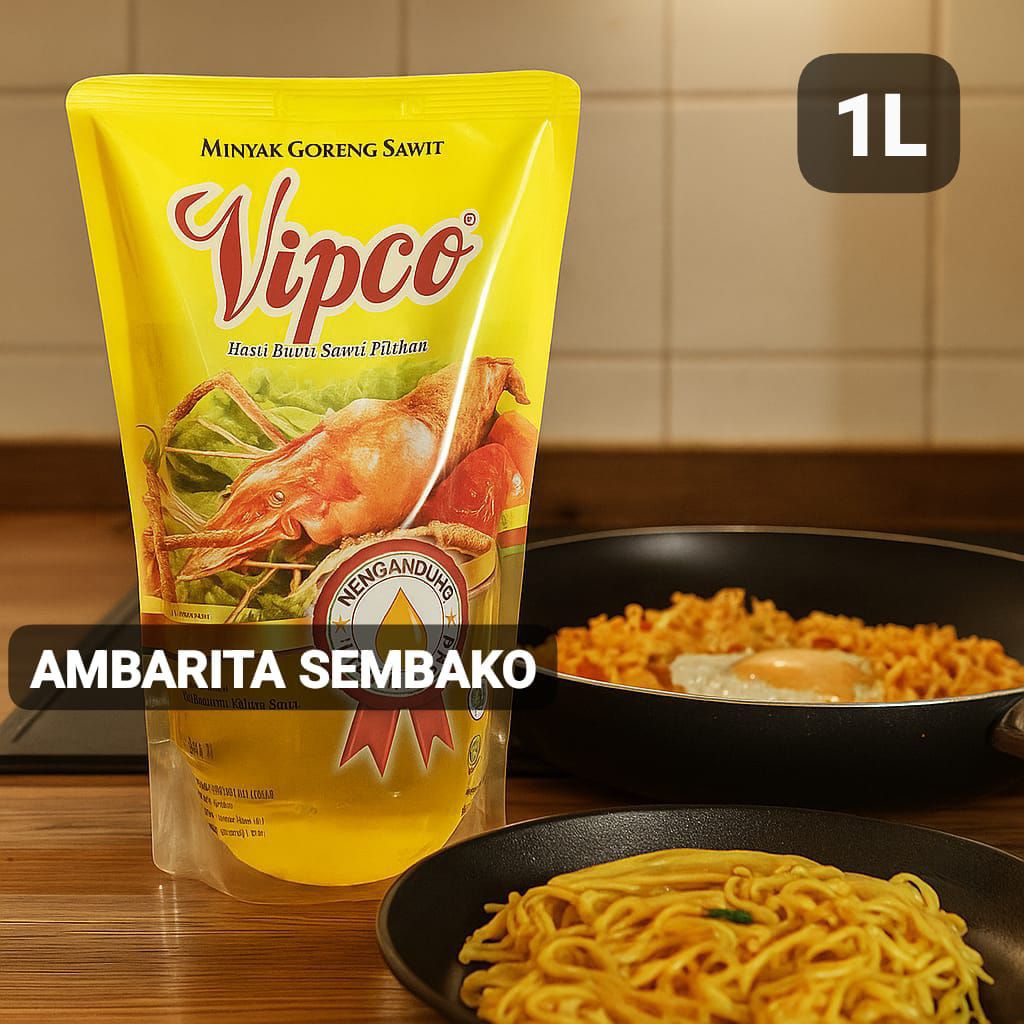 

MINYAK GORENG SAWIT VIPCO MENGANDUNG VITAMIN A,D,E 1 LITER