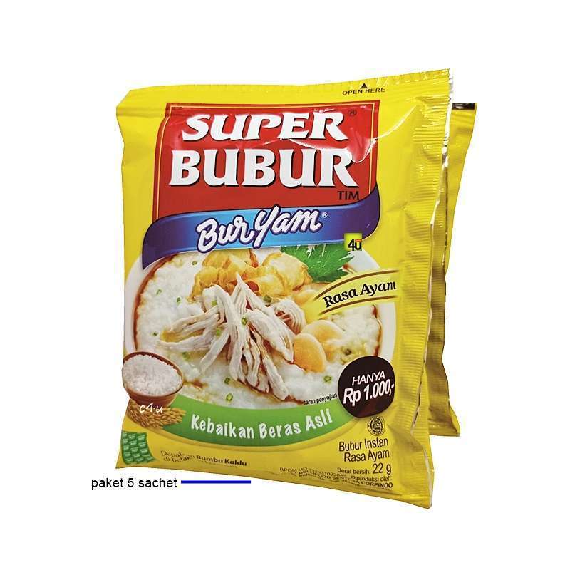 SUPER BUBUR 1000 BURYAM DUS ( 120 SACHET )