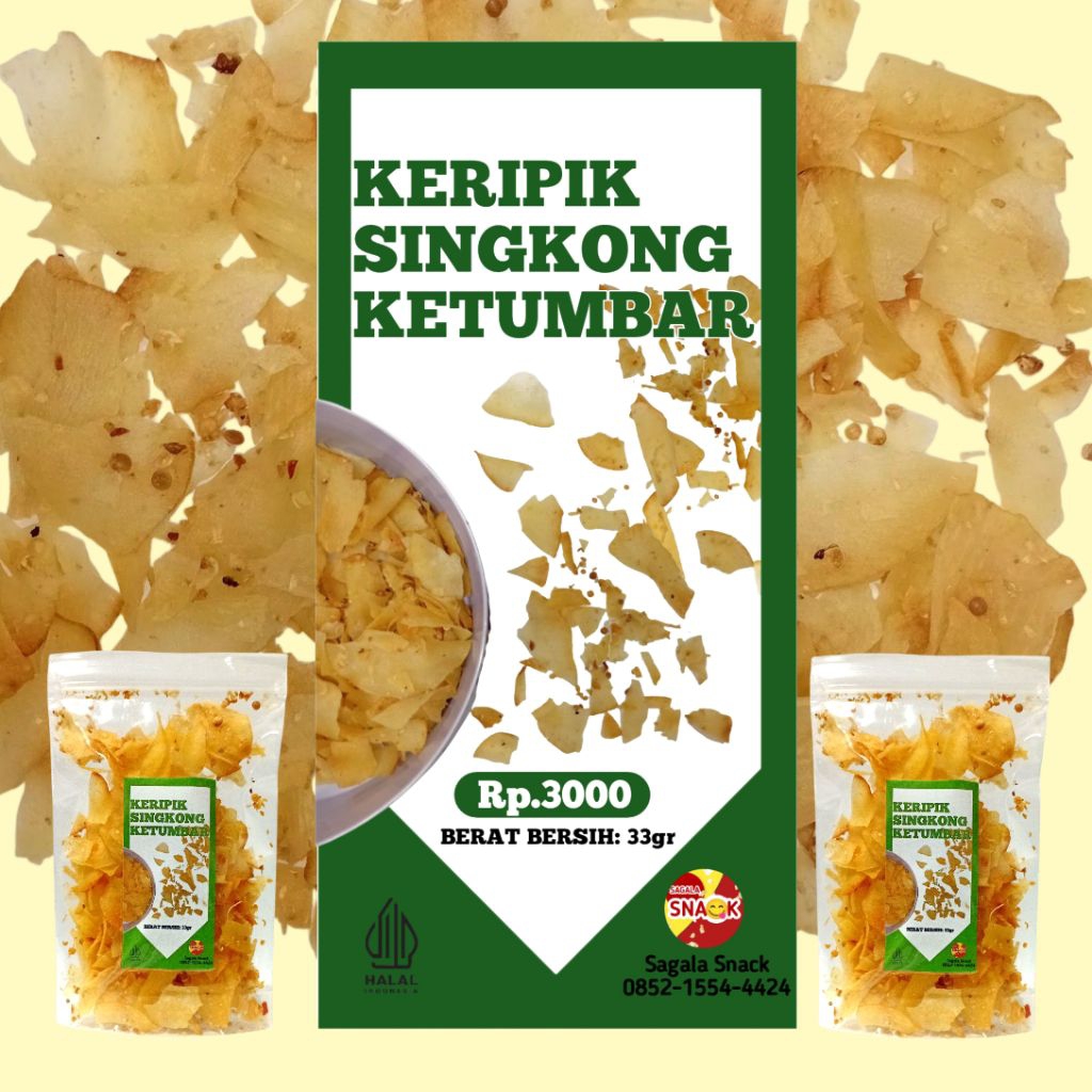 

KERIPIK SINGKONG KETUMBAR ORIGINAL