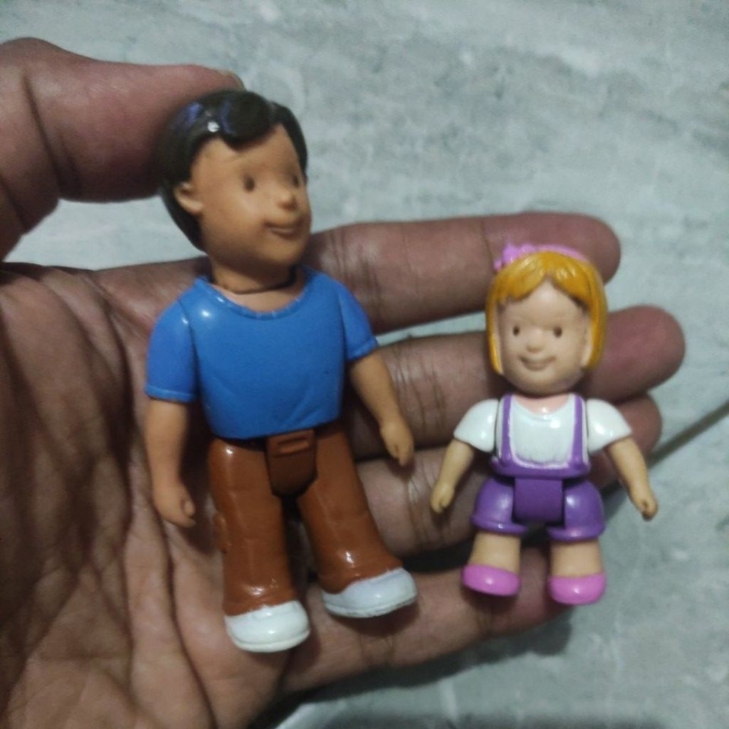 Figure Playkidz Family Doll house Dad & Daughter Playskool brother House Jackie Chan