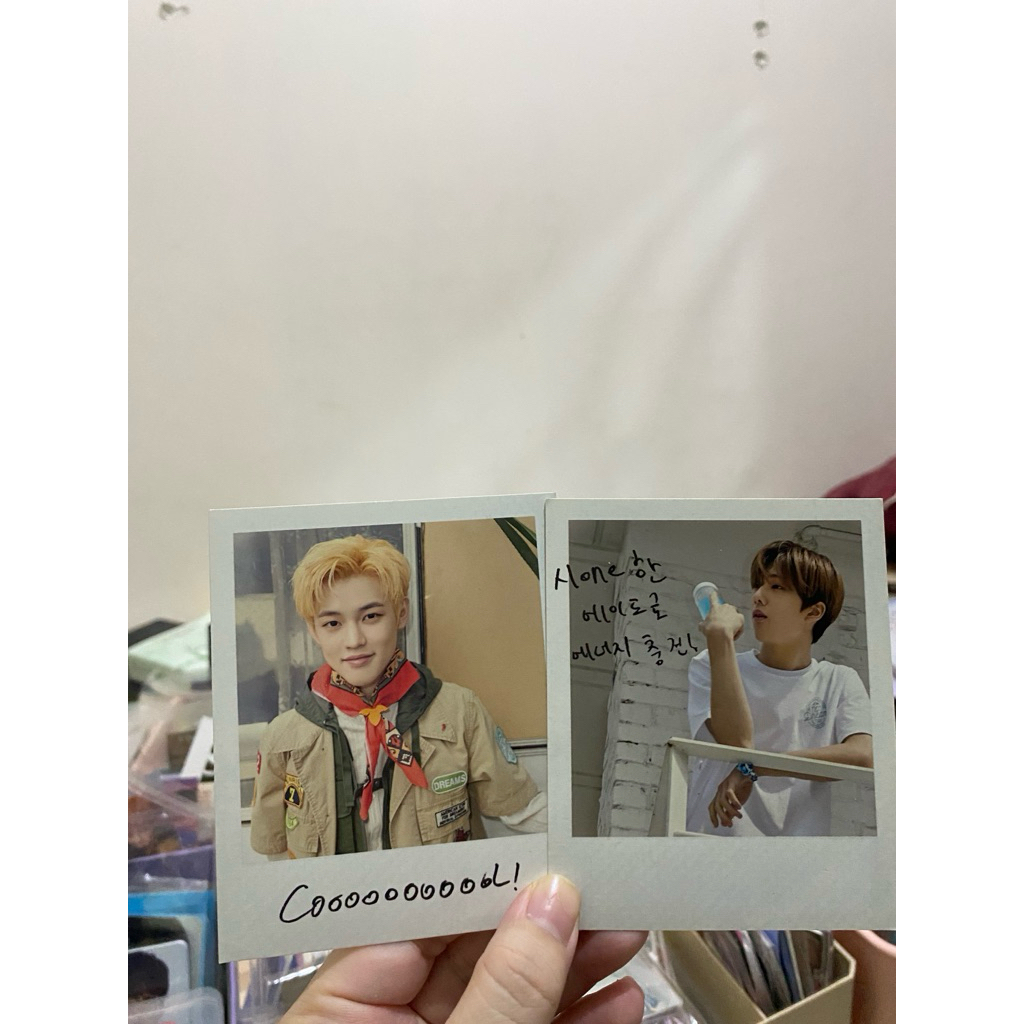 (RARE) NCT Dream Summer Vacation 2019 Official Chenle-Jisung Polaroid Set