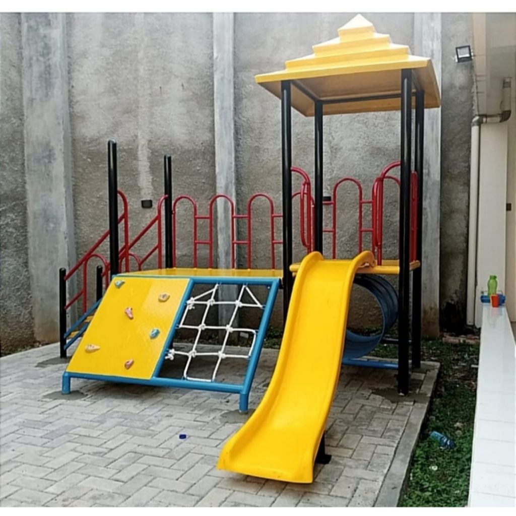 Perosotan Terowongan Anak Tk Besi Model 6