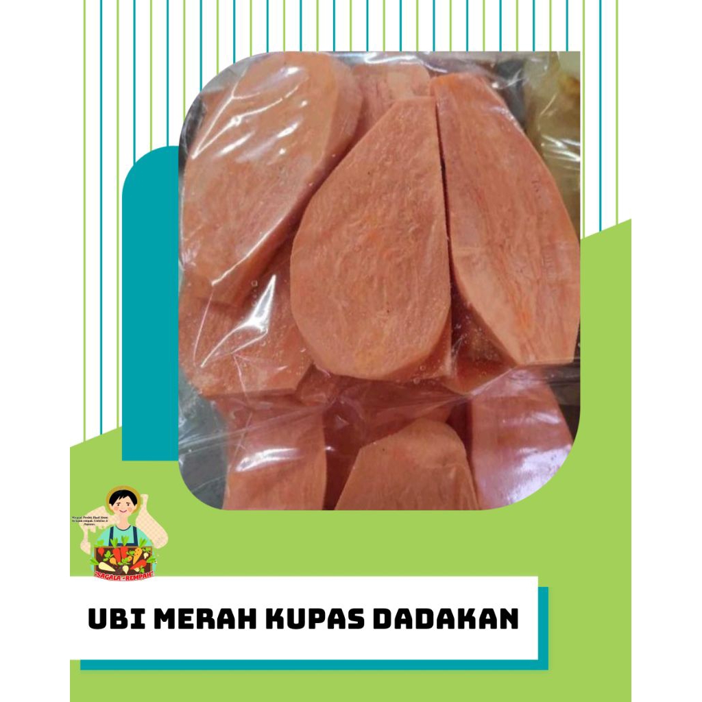 

UBI MERAH KUPAS DADAKAN 500-1000 GRAM (Siap Goreng Bisa Juga Untuk Di Kolak)
