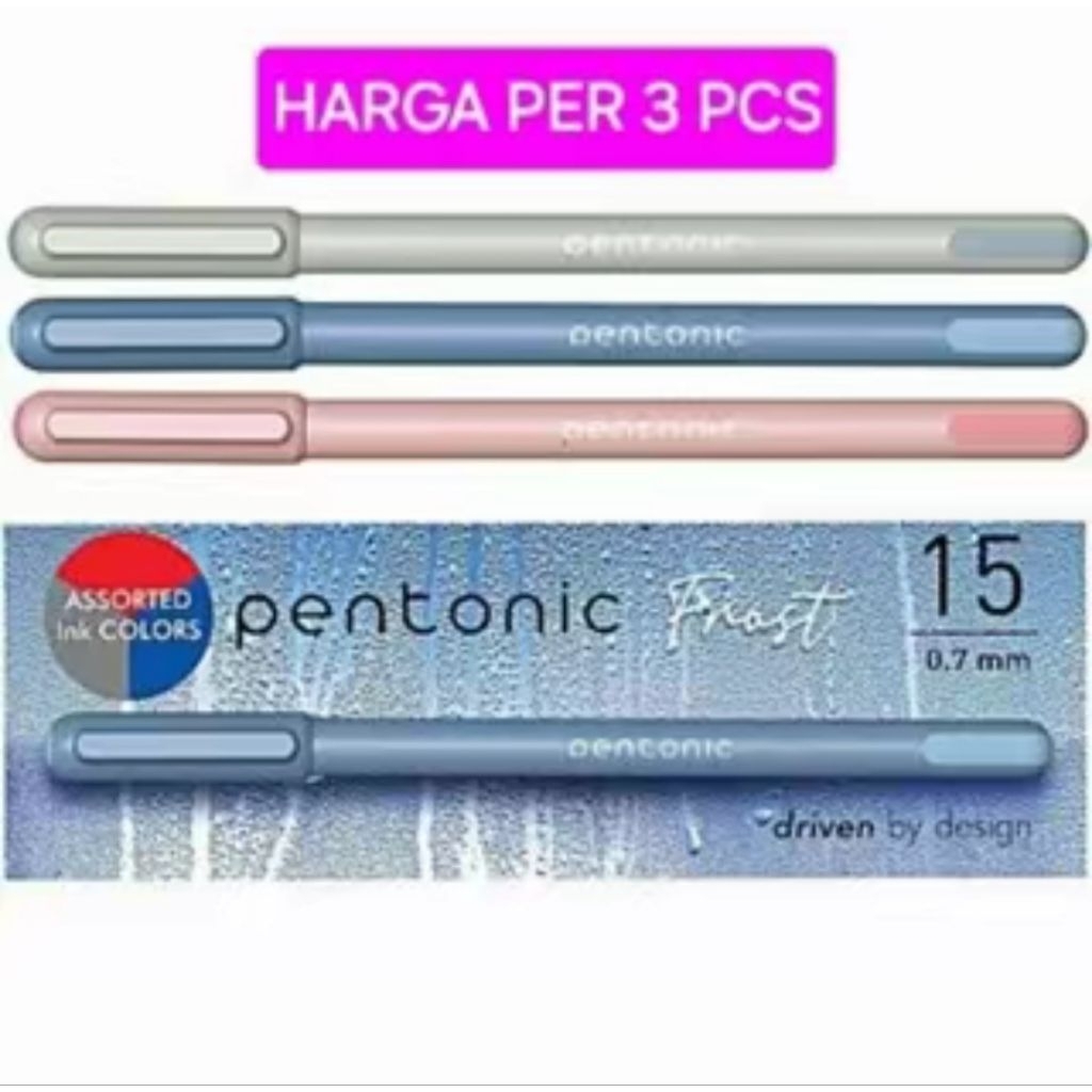 

Pentonic Ball Pen Frost Original 0.7 mm (3 PCS)