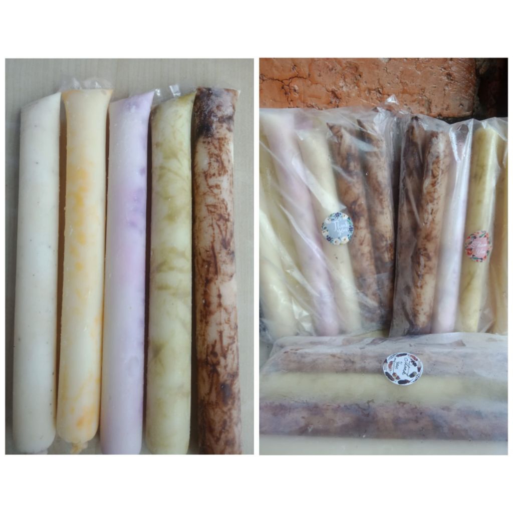 

es lilin marmer mix rasa isi 10pcs