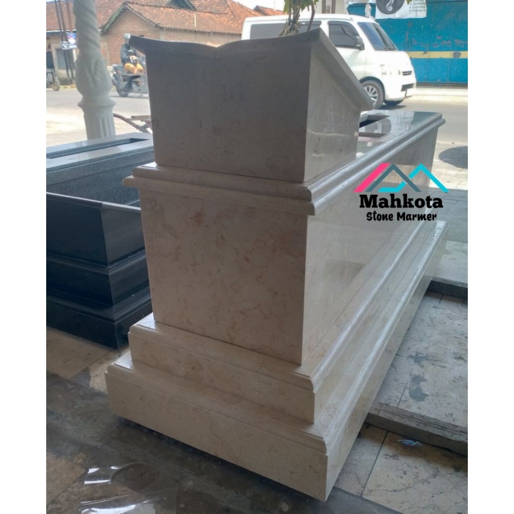 kijing makam kristen batu marmer