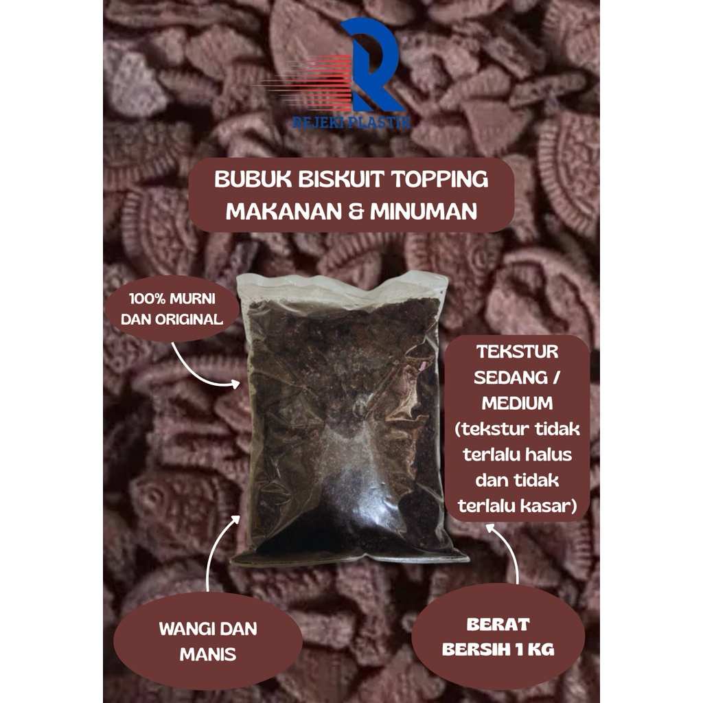 

BUBUK BISKUIT CRUMB KASAR 1 KG - Cookie crumb topping Makanan/Minuman 1 Kg