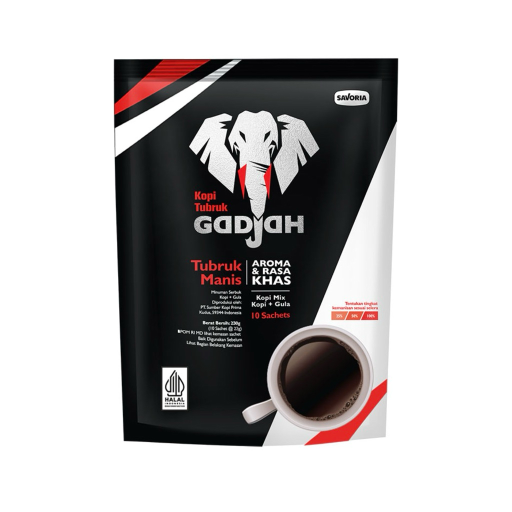 

GADJAH KOPI TUBRUK MANIS INSTAN 10x23g