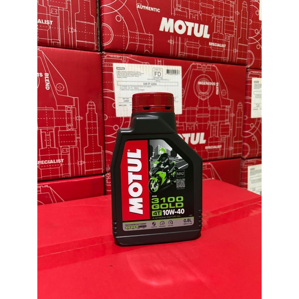 OLI MOTUL 3100 GOLD 800ml (0.8L)  4T 10W40 OLI MESIN MOTOR 4TAK ORIGINAL RESMI MOTUL