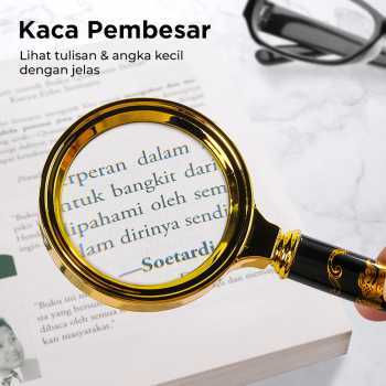 

Kaca Pembesar Handheld Magnifying Hand Lens Magnifier 60 mm