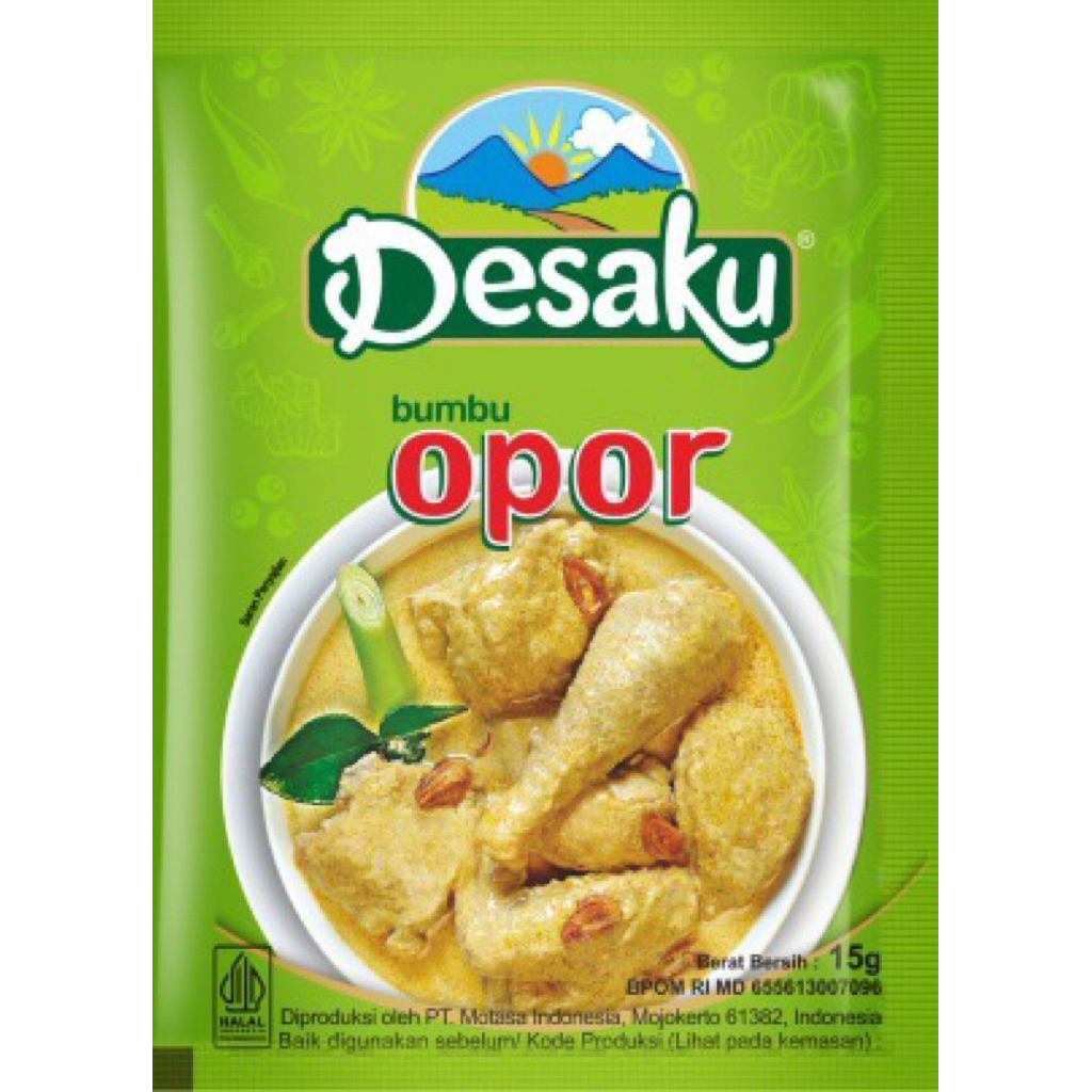 

DESAKU BUBUK OPOR 1 PCS BUMBU MASAK INSTAN
