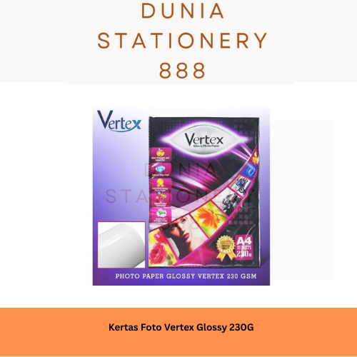 Kertas Foto/ Paper Photo Vertex Glossy 230gr