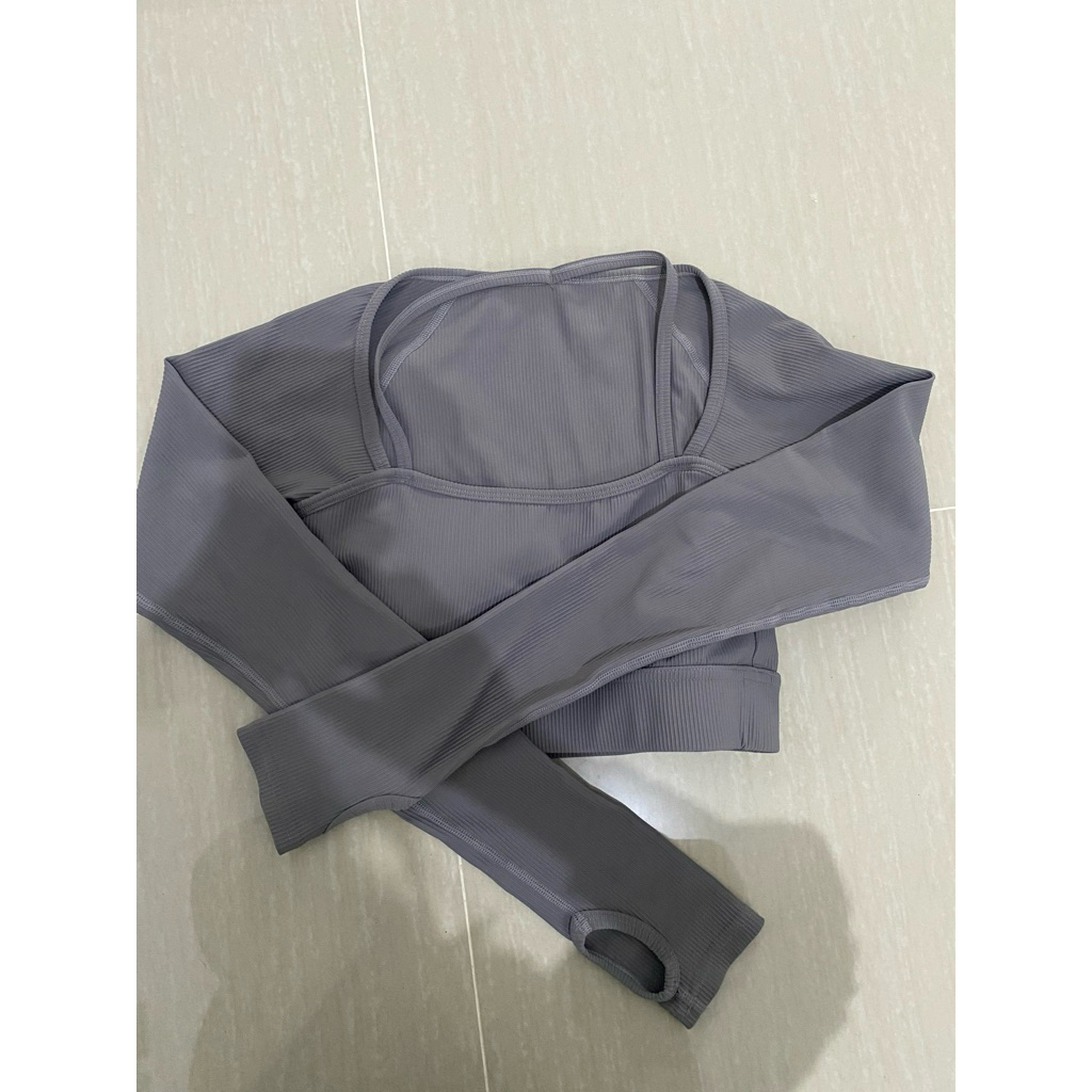 PRELOVED BY ALYA - NIXI SPORTS BRA - LENGAN PANJANG PILATES GYM YOGA Nixi Bra