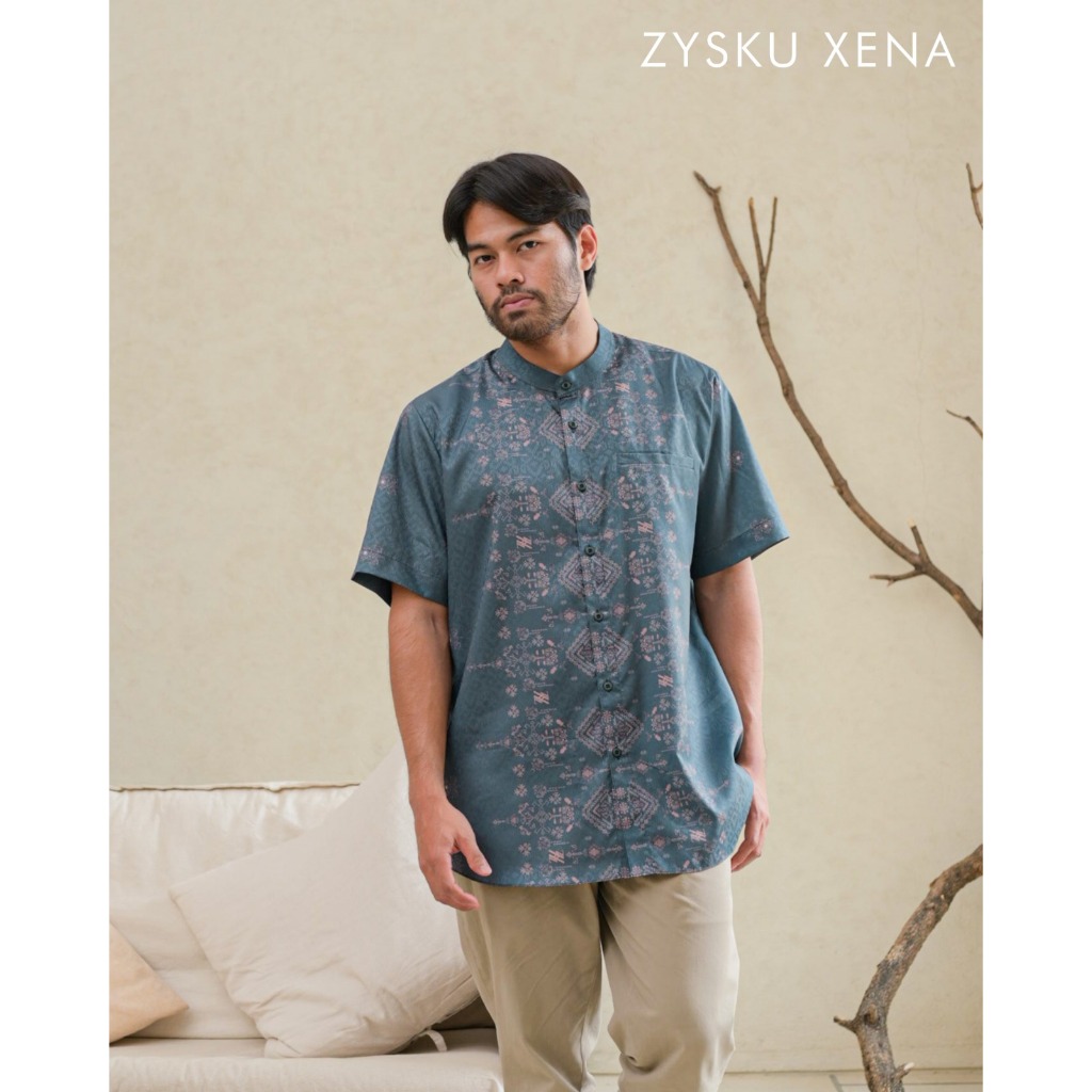 Zysku Xena | Afrin Koko Lengan Pendek | Sarimbit Pria