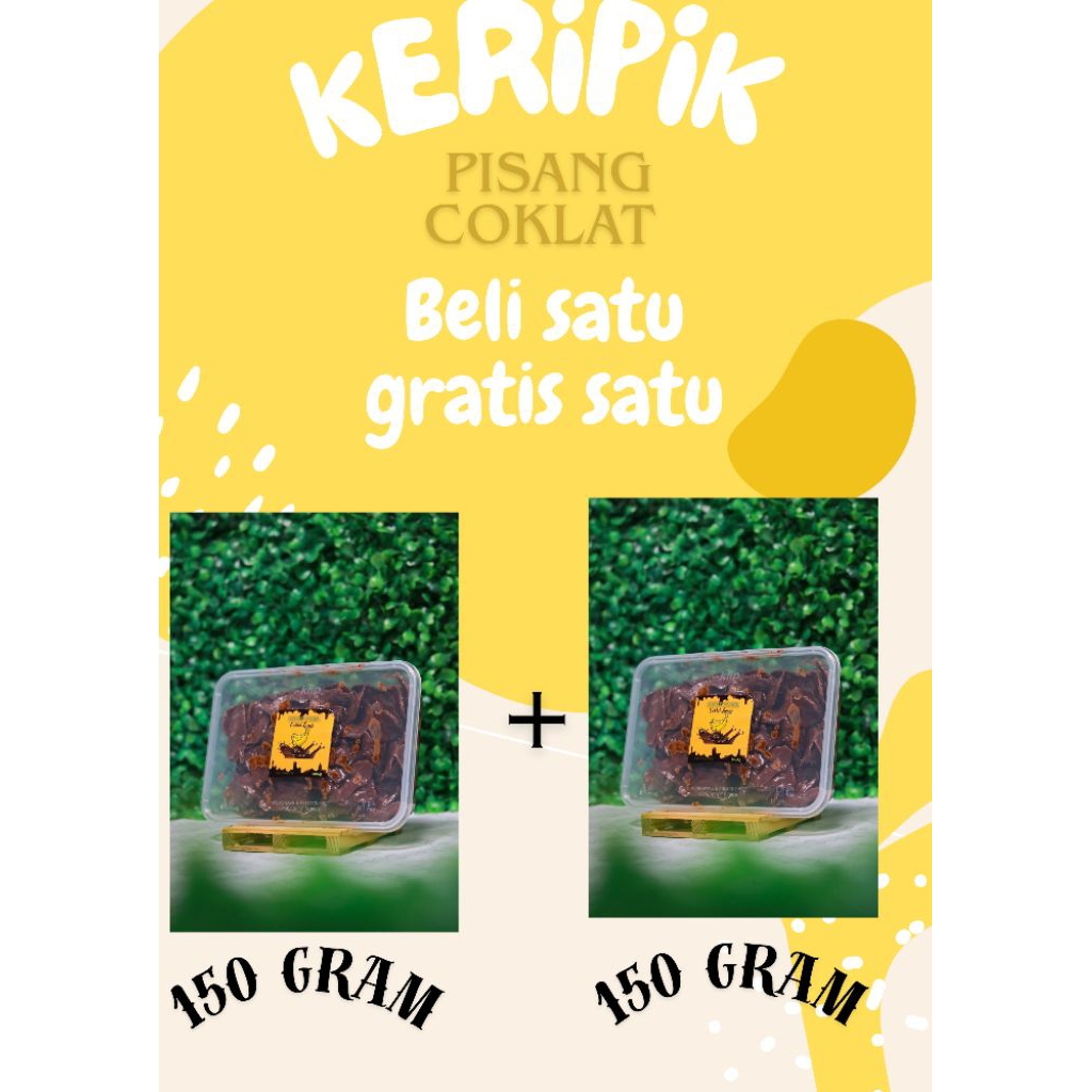 

BELI SATU GRATIS SATU keripik pisang coklat lumer