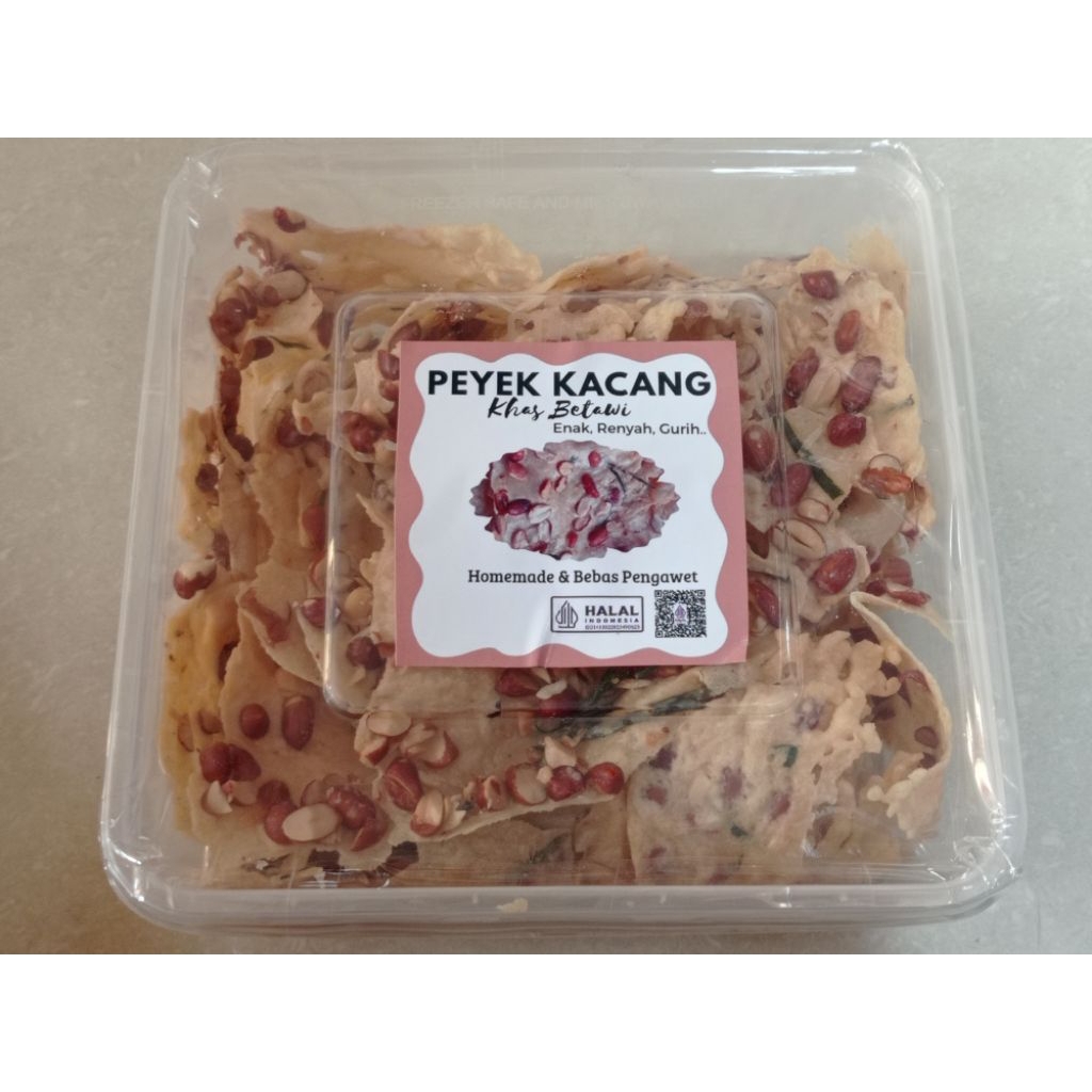 

PEYEK PREMIUM PEYEK KACANG PEYEK REBON KHAS BETAWI PENGIRIMAN REGULER