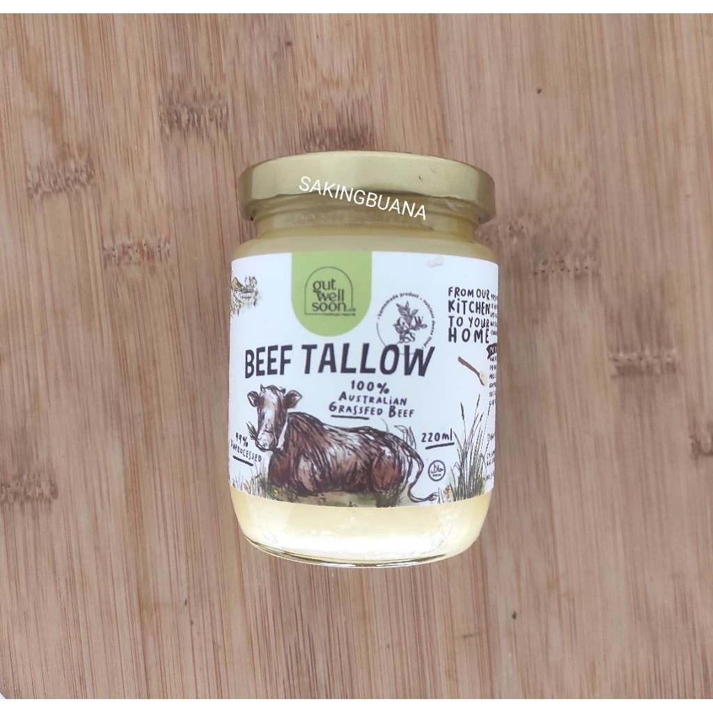 

Beef Tallow 220ml Gutwellsoon