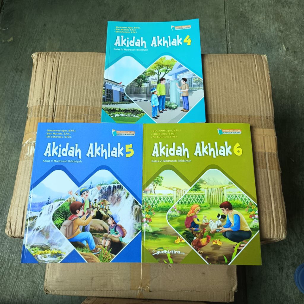 Buku Yudhistira Akidah Akhlak kelas 1-6 SD Kurmer terbaru 2026