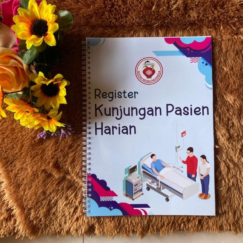 

Buku Register Kunjungan Pasien Harian Ready Stok