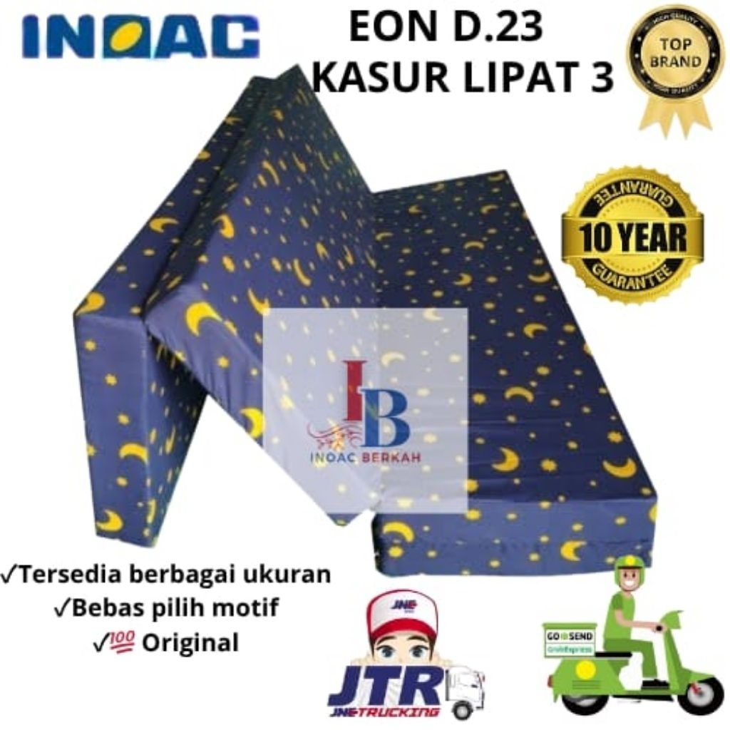 Kasur Lipat 3 Busa Inoac EON D.23 Tebal 10 15 20 25CM Original
