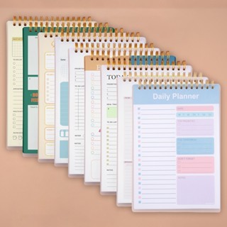 

Planner Sekolah Jadwal A5 50 Lembar Agenda Harian, Buku Spiral, Blok Nota Daftar Tugas Sekolah Kantor