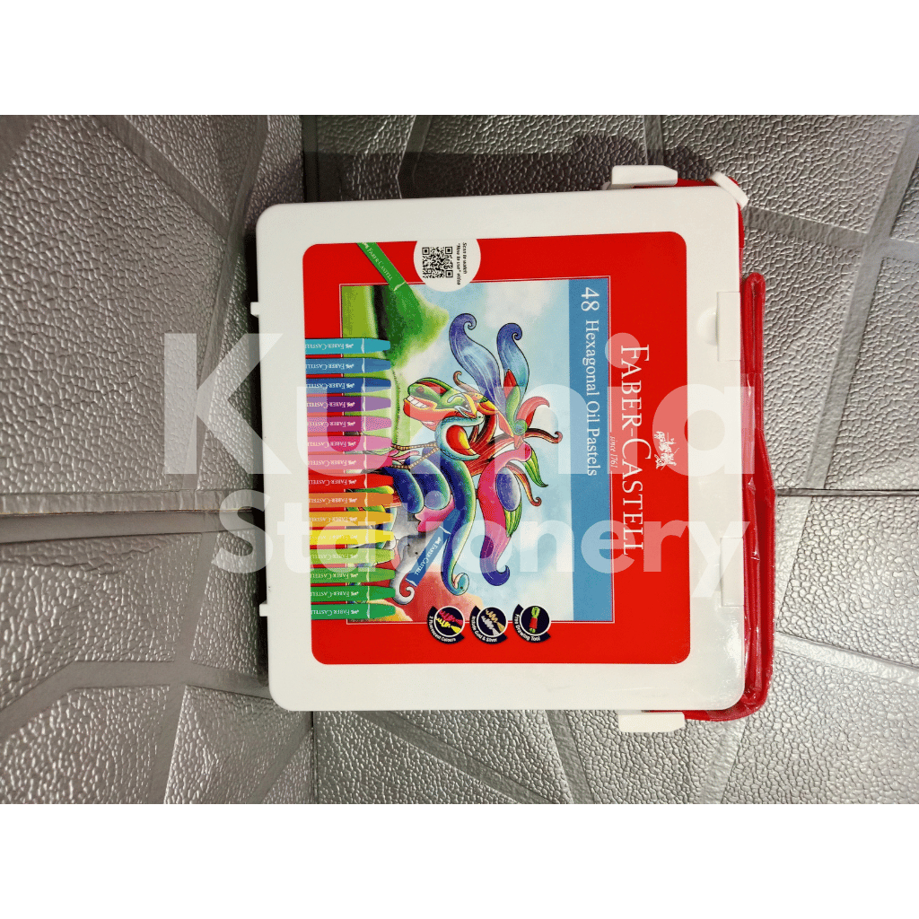 

SATU ADA (48 PCS) Krayon Faber-Castell 48 Hexagonal Oil Pastels