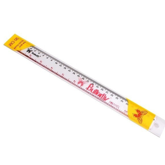 

Penggaris Butterfly 30 cm - per 1 Pcs