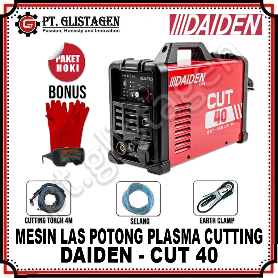 DAIDEN CUT-40 Mesin Las Potong Plasma Cutting Inverter Welding Cutter CUT 40 CUT40 ORIGINAL DAIDEN