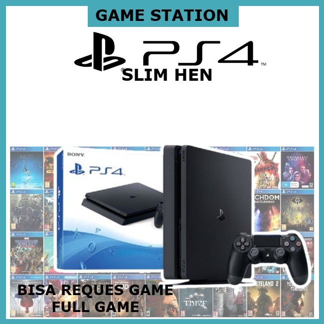 Ps4 Slim Playstation 4 H3N 9.00 /H3N 11.00 /H3N 12.02 Hardisk 500GB - 1TB Full Game + 2 Stik