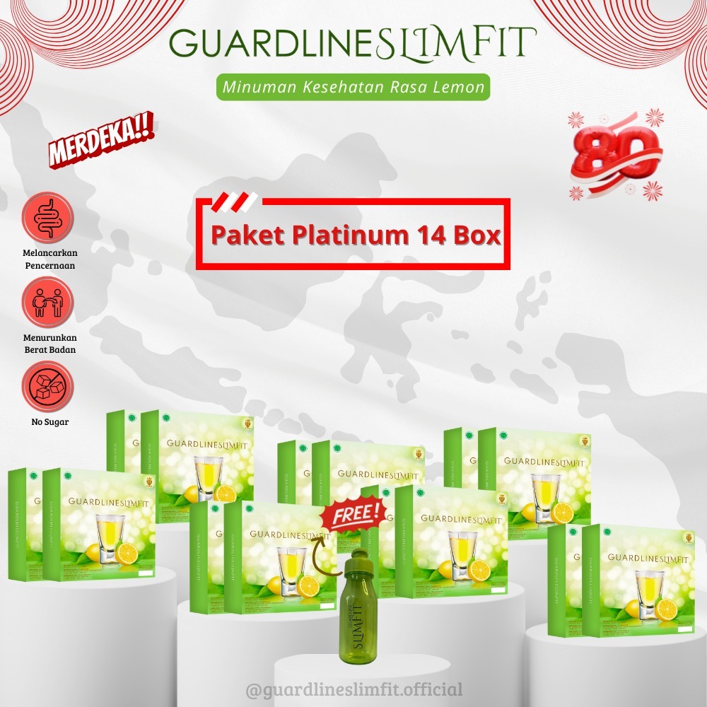 

Guardline Slimfit - Minuman Fiber Rasa Lemon Paket Platinum