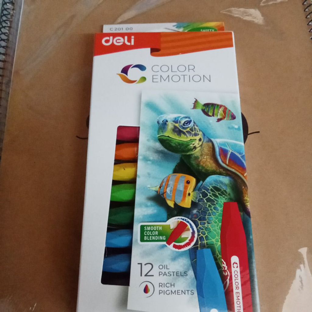 Crayon DELI Color Emotion 12Warna (C20100)