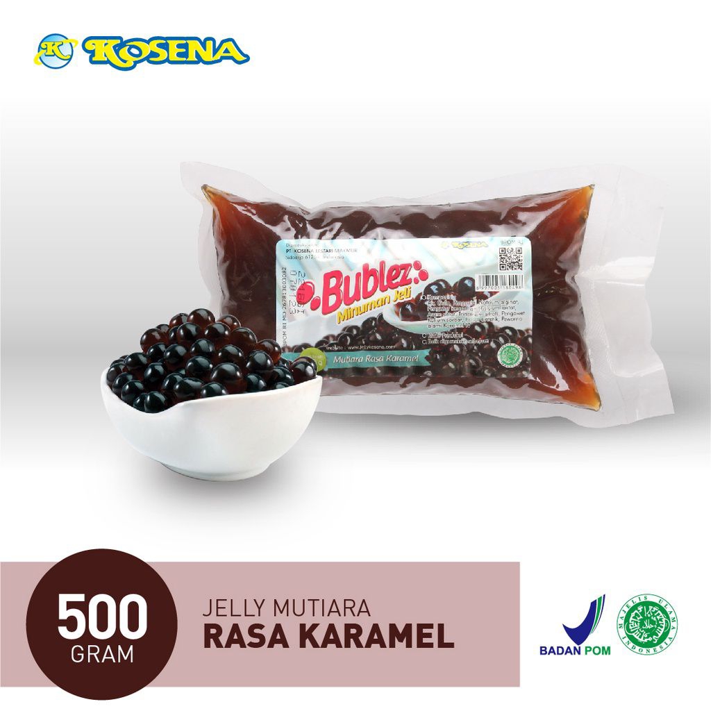 

BUBLEZ JELLY MUTIARA RASA KARAMEL/JELLY BOBA/MUTIARA JELLY 500GR