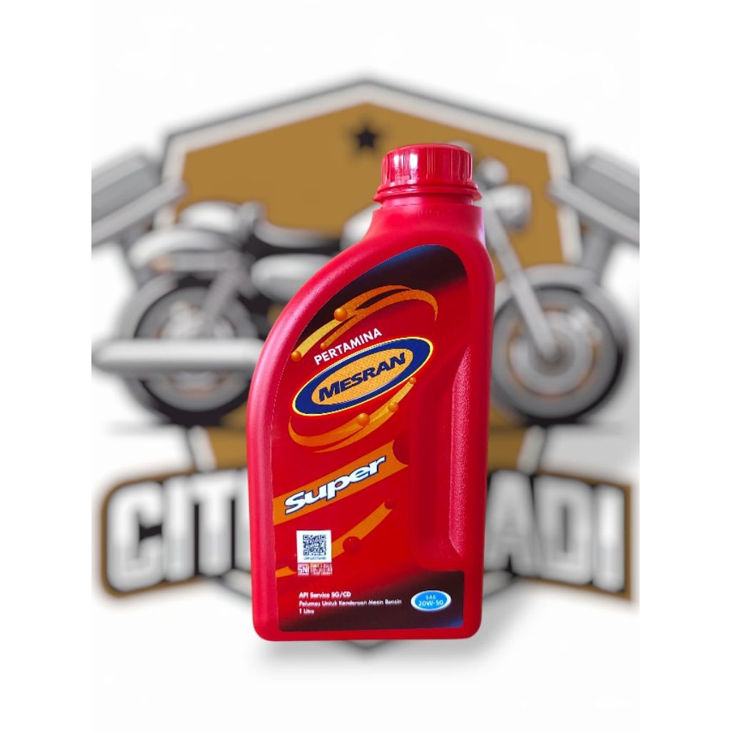 OLi Mesran Super 1Liter 100℅ Original 20W-50
